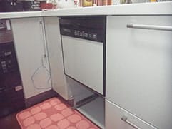 ビルトイン食器洗機の入れ替え　キッチンリフォーム